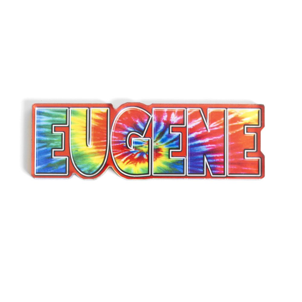 Morris Magnets, Acrylic Magnet, Tie-Dye Eugene